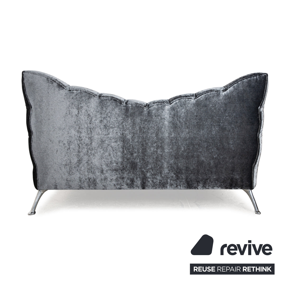 Bretz Cloud 7 Fabric Bed Grey Silver 180x200