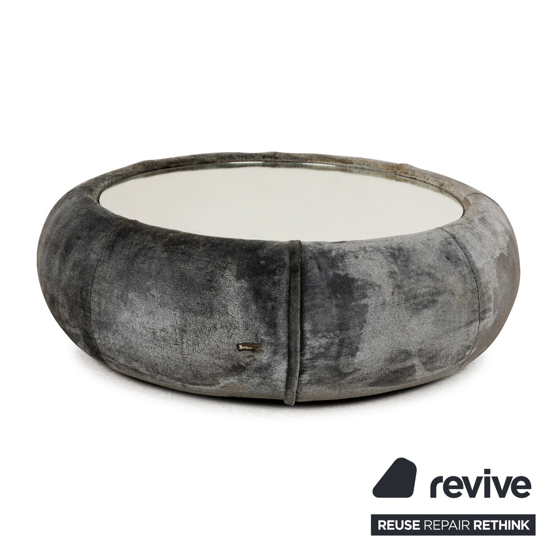 Bretz Cloud 7 Fabric Coffee Table Grey Silver