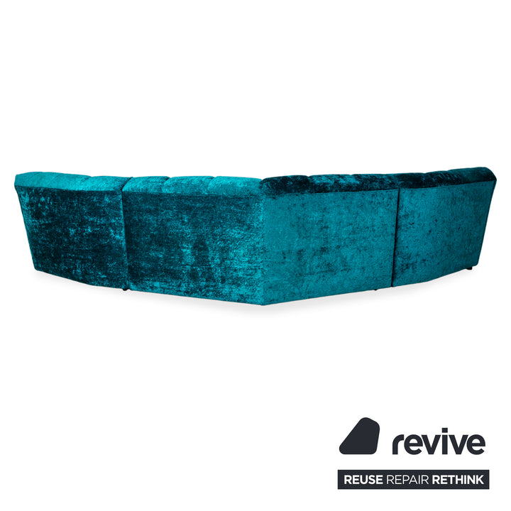 Bretz Cloud 7 Stoff Ecksofa Blau Türkis Sofa Couch