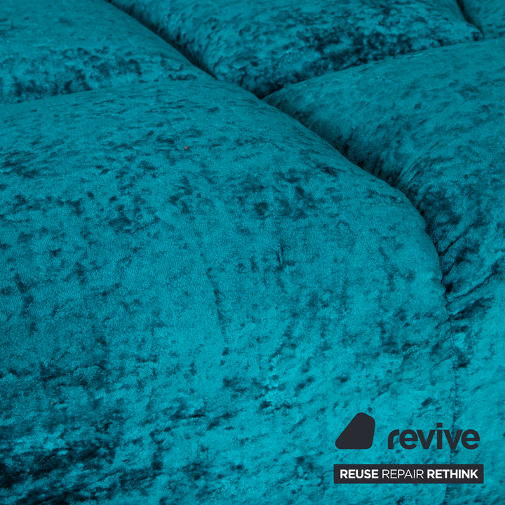 Bretz Cloud 7 Stoff Ecksofa Blau Türkis Sofa Couch