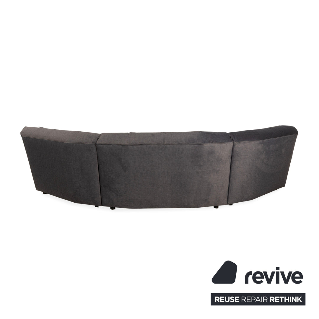 Bretz Cloud 7 Stoff Ecksofa Grau Metallic Neubezug Sofa Couch