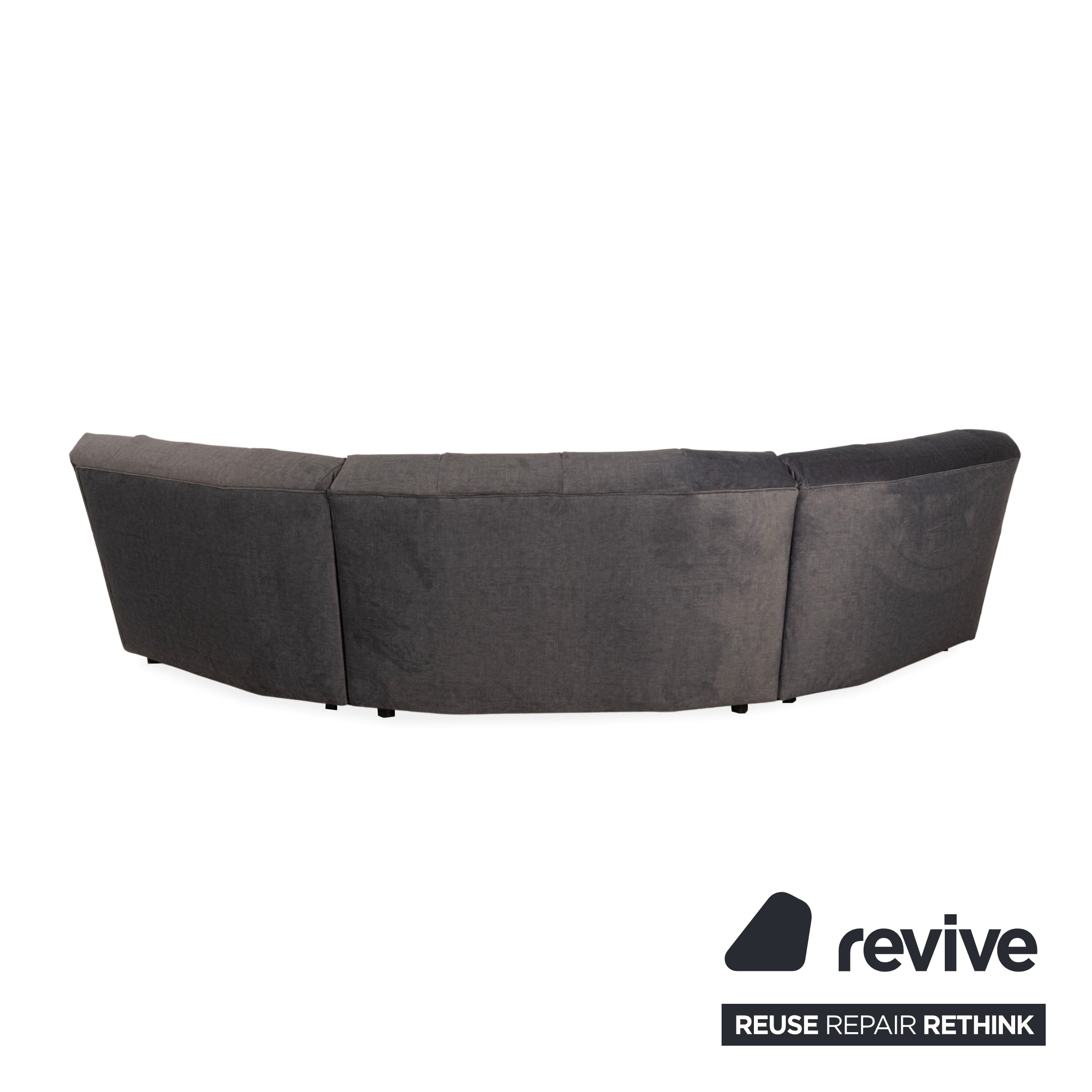 Bretz Cloud 7 Stoff Ecksofa Grau Metallic Neubezug Sofa Couch