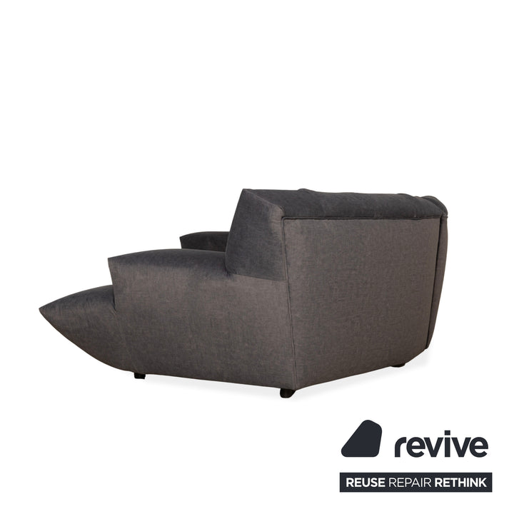 Bretz Cloud 7 Stoff Ecksofa Grau Metallic Neubezug Sofa Couch