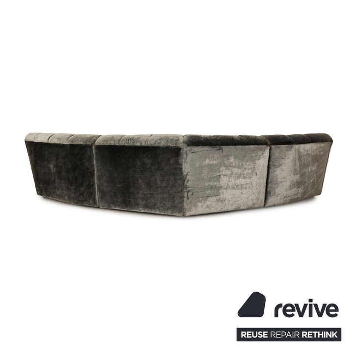 Bretz Cloud 7 Fabric Corner Sofa Gray Sofa Couch
