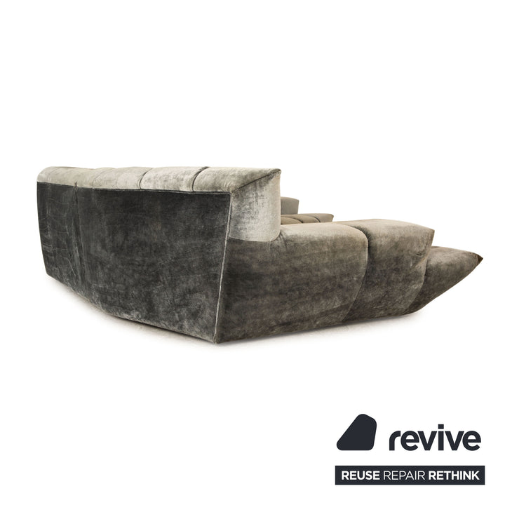 Bretz Cloud 7 Fabric Corner Sofa Gray Sofa Couch