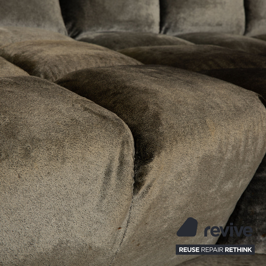 Bretz Cloud 7 Fabric Corner Sofa Gray Sofa Couch