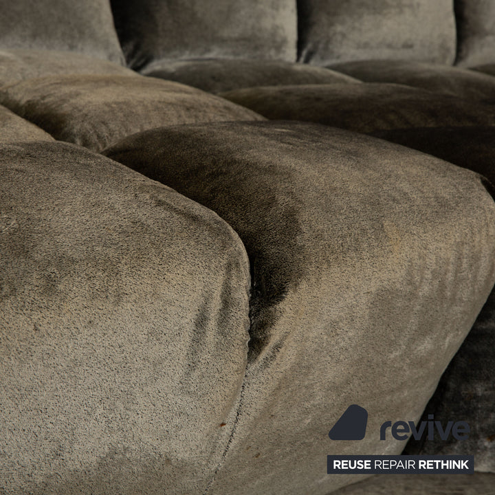 Bretz Cloud 7 Fabric Corner Sofa Gray Sofa Couch