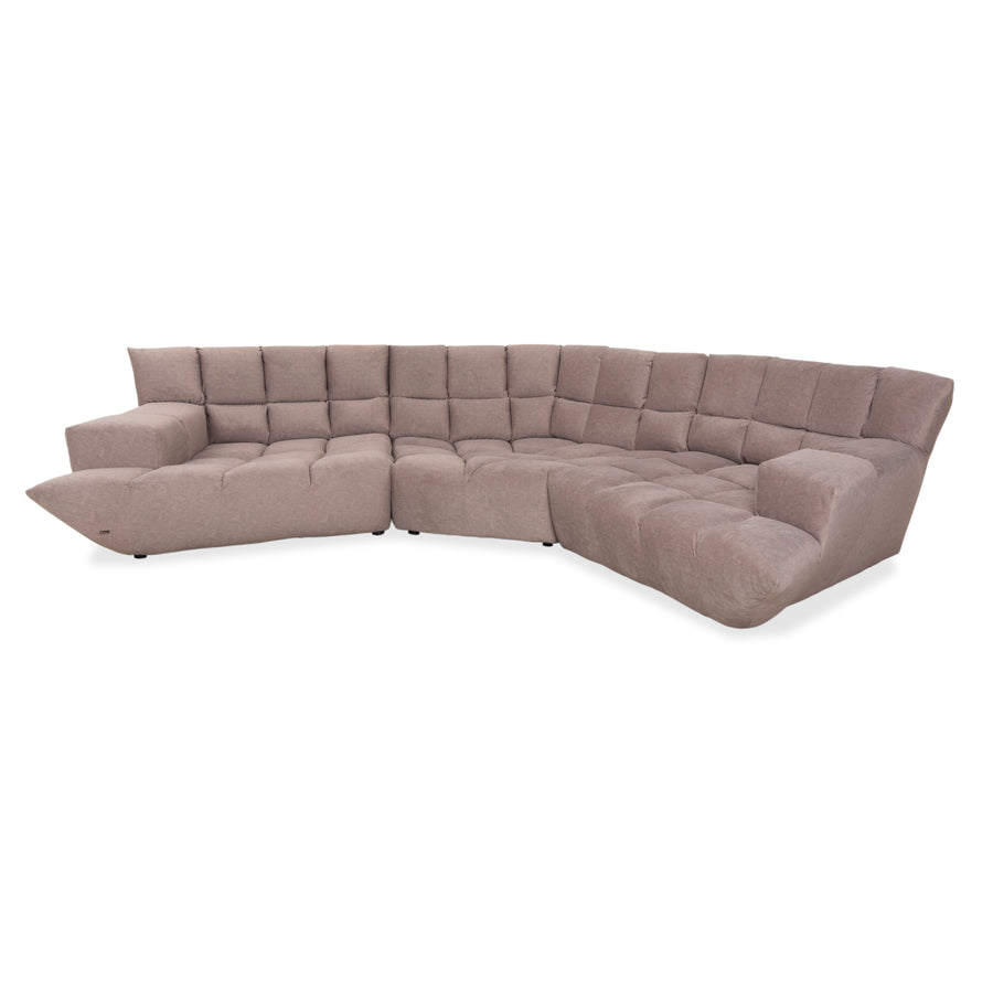 Bretz Cloud 7 Stoff Grau Beige Ecksofa Neubezug