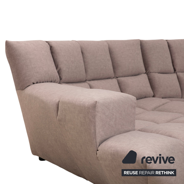 Bretz Cloud 7 Stoff Grau Beige Ecksofa Neubezug