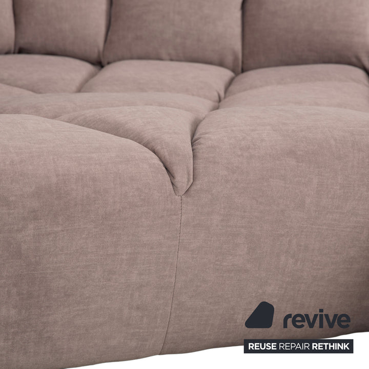 Réfection du canapé d'angle Bretz Cloud 7 en tissu gris beige