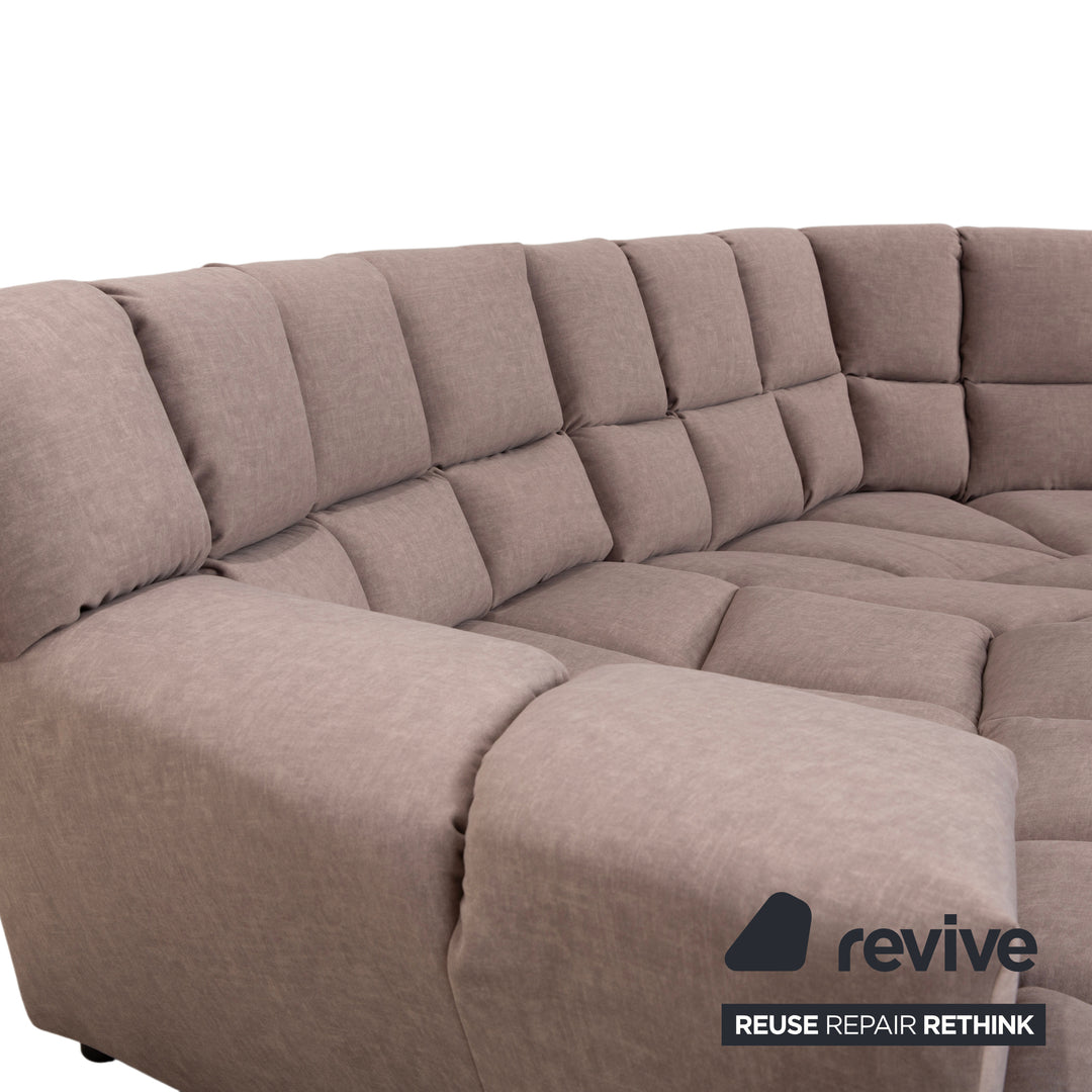 Bretz Cloud 7 Stoff Grau Beige Ecksofa Neubezug