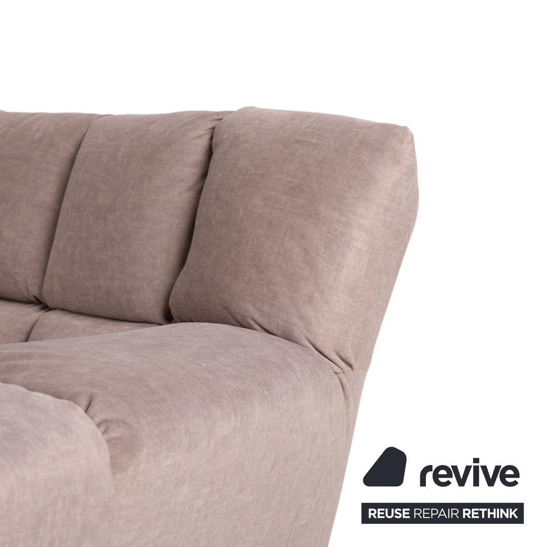 Bretz Cloud 7 Stoff Grau Beige Ecksofa Neubezug