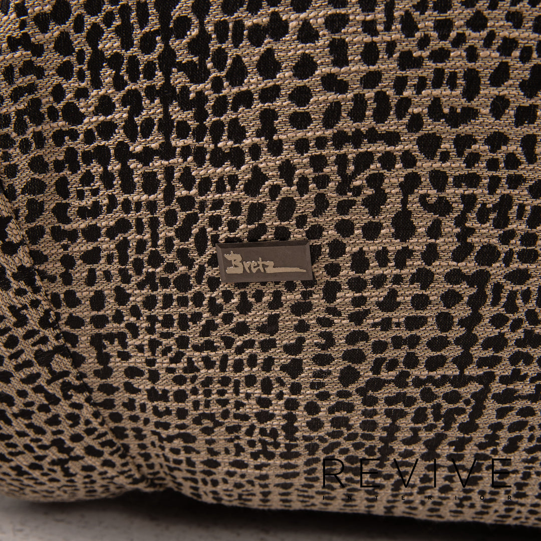 Canapé Bretz Cloud 7 en tissu marron, quatre places, retapissé