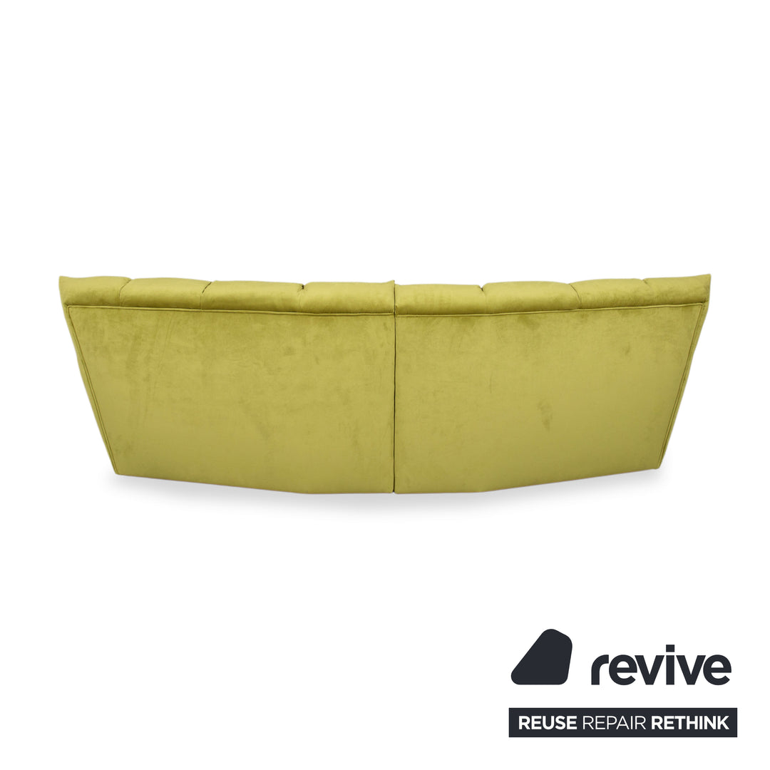 Canapé Bretz Cloud 7 Tissu Quatre places Vert Jaune Citron Nouvelle housse MELIA FR 831