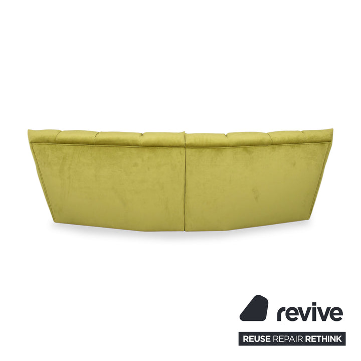 Canapé Bretz Cloud 7 Tissu Quatre places Vert Jaune Citron Nouvelle housse MELIA FR 831