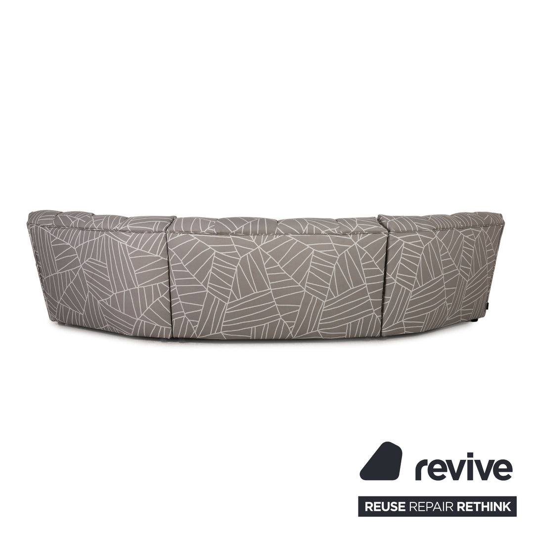 Bretz Cloud 7 Stoff Sofa Grau Couch Ecksofa Neubezug