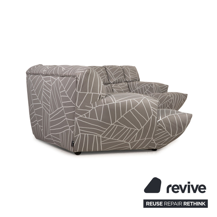 Bretz Cloud 7 Stoff Sofa Grau Couch Ecksofa Neubezug