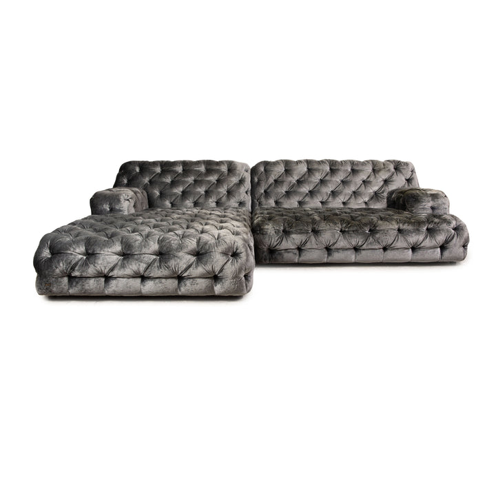 Bretz Cocoa Island Stoff Ecksofa Grau Sofa Couch Relaxsofa