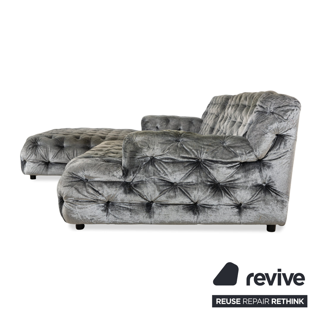 Bretz Cocoa Island Stoff Ecksofa Grau Sofa Couch Relaxsofa