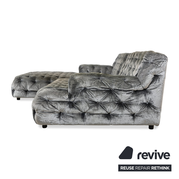 Bretz Cocoa Island Stoff Ecksofa Grau Sofa Couch Relaxsofa