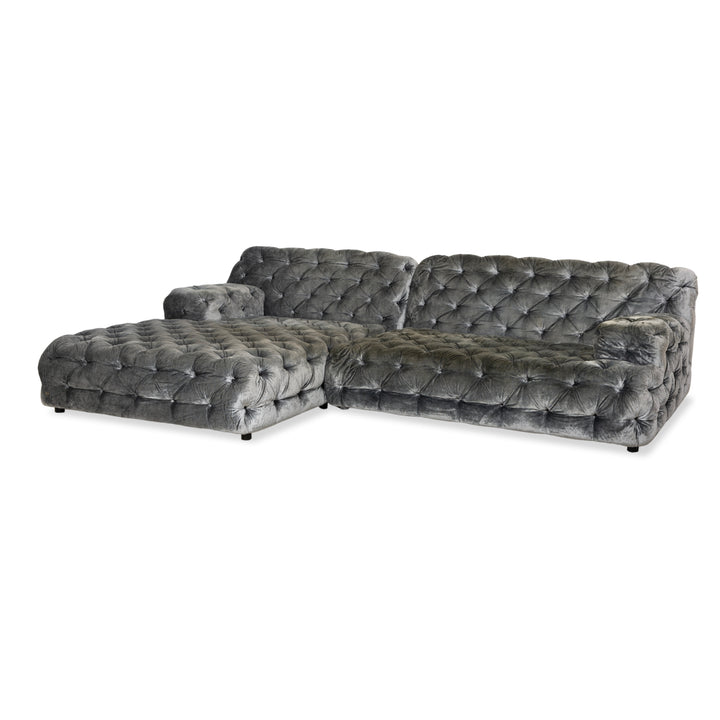 Bretz Cocoa Island Fabric Corner Sofa Gray Sofa Couch Relax Sofa