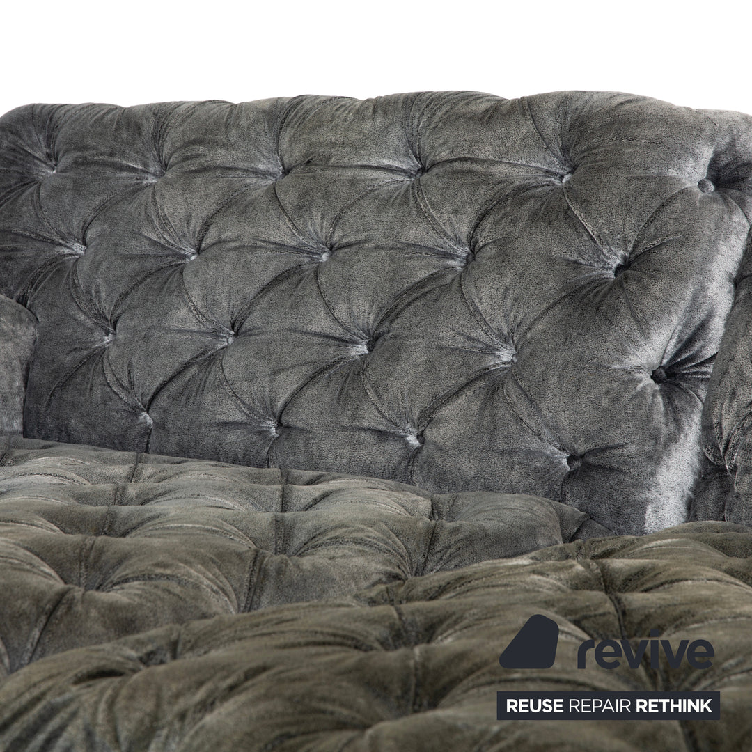 Bretz Cocoa Island Stoff Ecksofa Grau Sofa Couch Relaxsofa