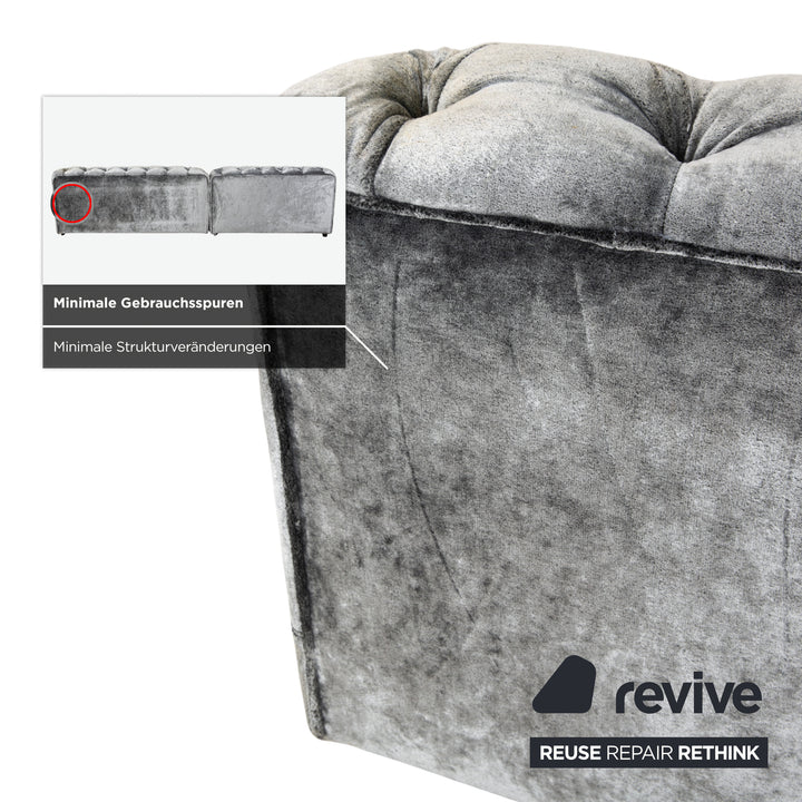 Bretz Cocoa Island Stoff Ecksofa Grau Sofa Couch Relaxsofa