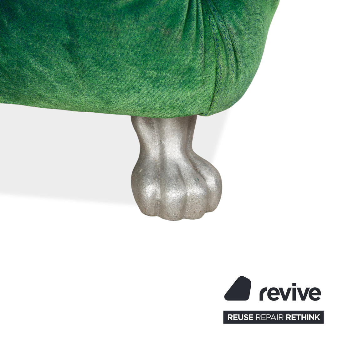 Bretz Cocoa Island Stoff Ecksofa Grün Blau Sofa Couch