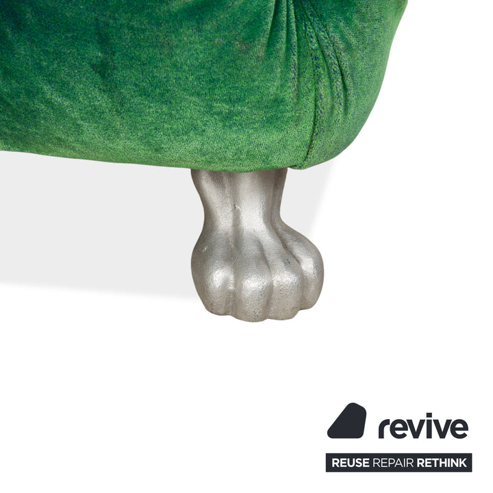 Bretz Cocoa Island Stoff Ecksofa Grün Blau Sofa Couch