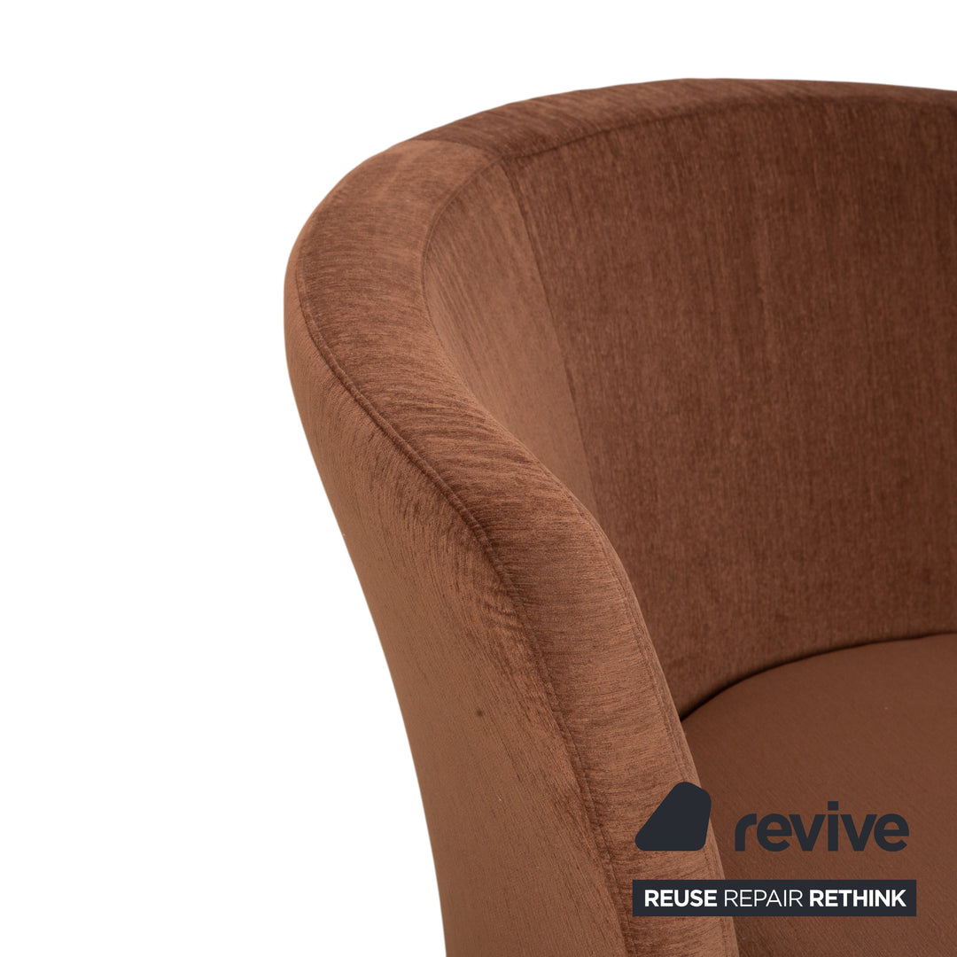 Bretz Eves Island Stoff Viersitzer Hellbraun Sofa Couch Neubezug