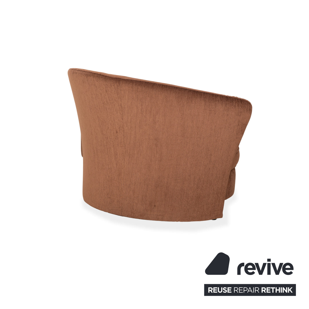 Bretz Eves Island Stoff Viersitzer Hellbraun Sofa Couch Neubezug