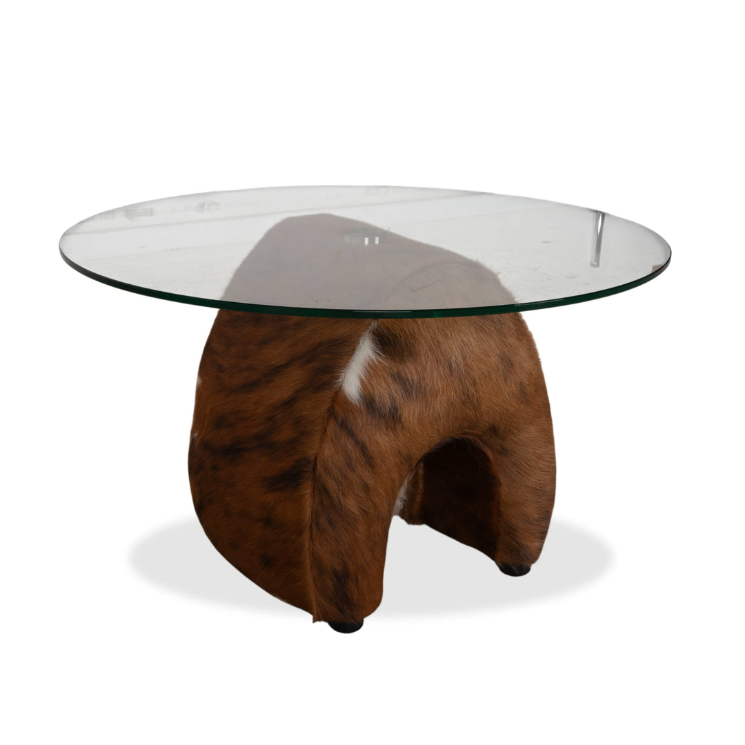 Bretz Fell Glas Couchtisch Braun