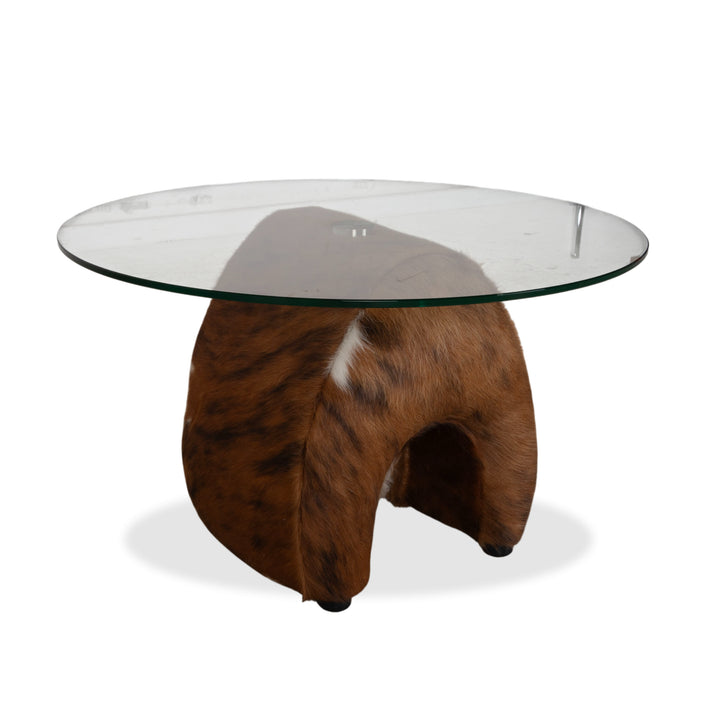 Bretz Fell Glas Couchtisch Braun