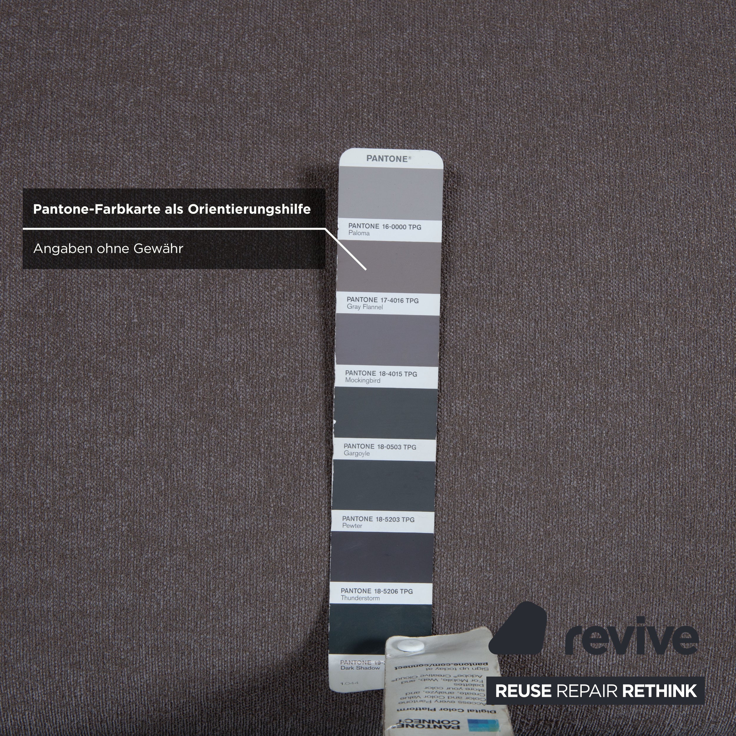 Bretz Gaudi Dreisitzer Sofa Beige Grau Braun Couch Silberne Löwen Tatzen