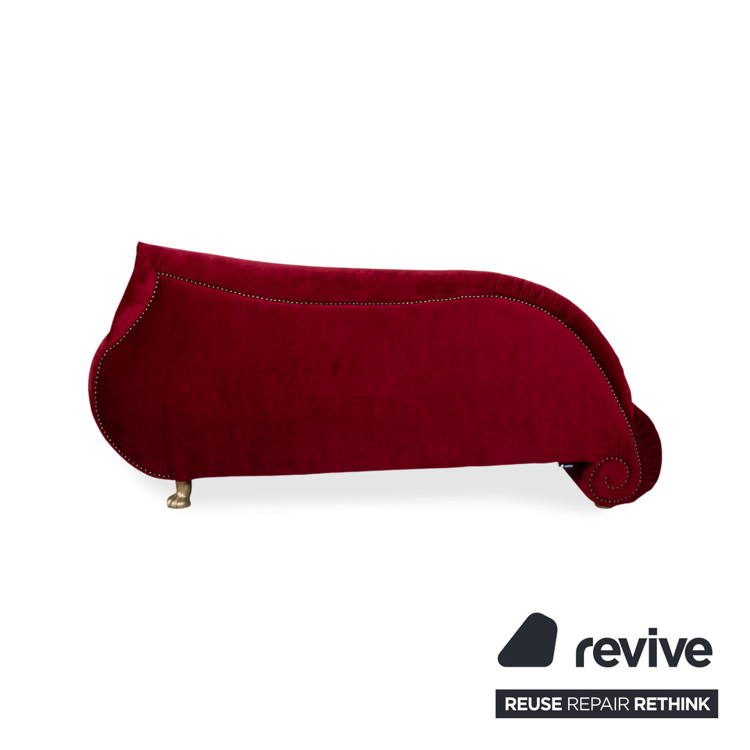 Bretz Gaudi Stoff Dreisitzer Rot Sofa Couch Neubezug Melia FR 852