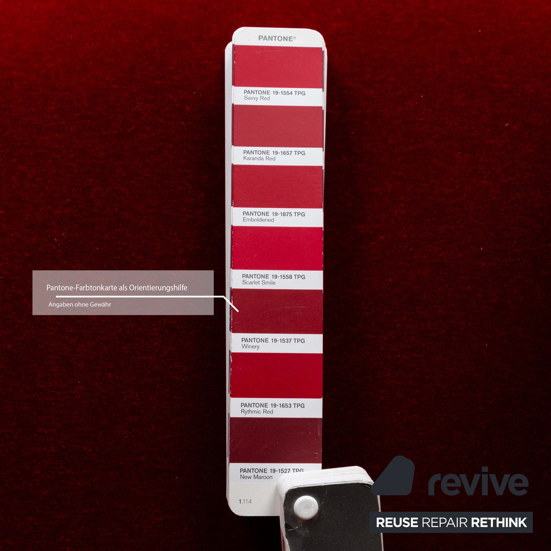 Bretz Gaudi fabric armchair red