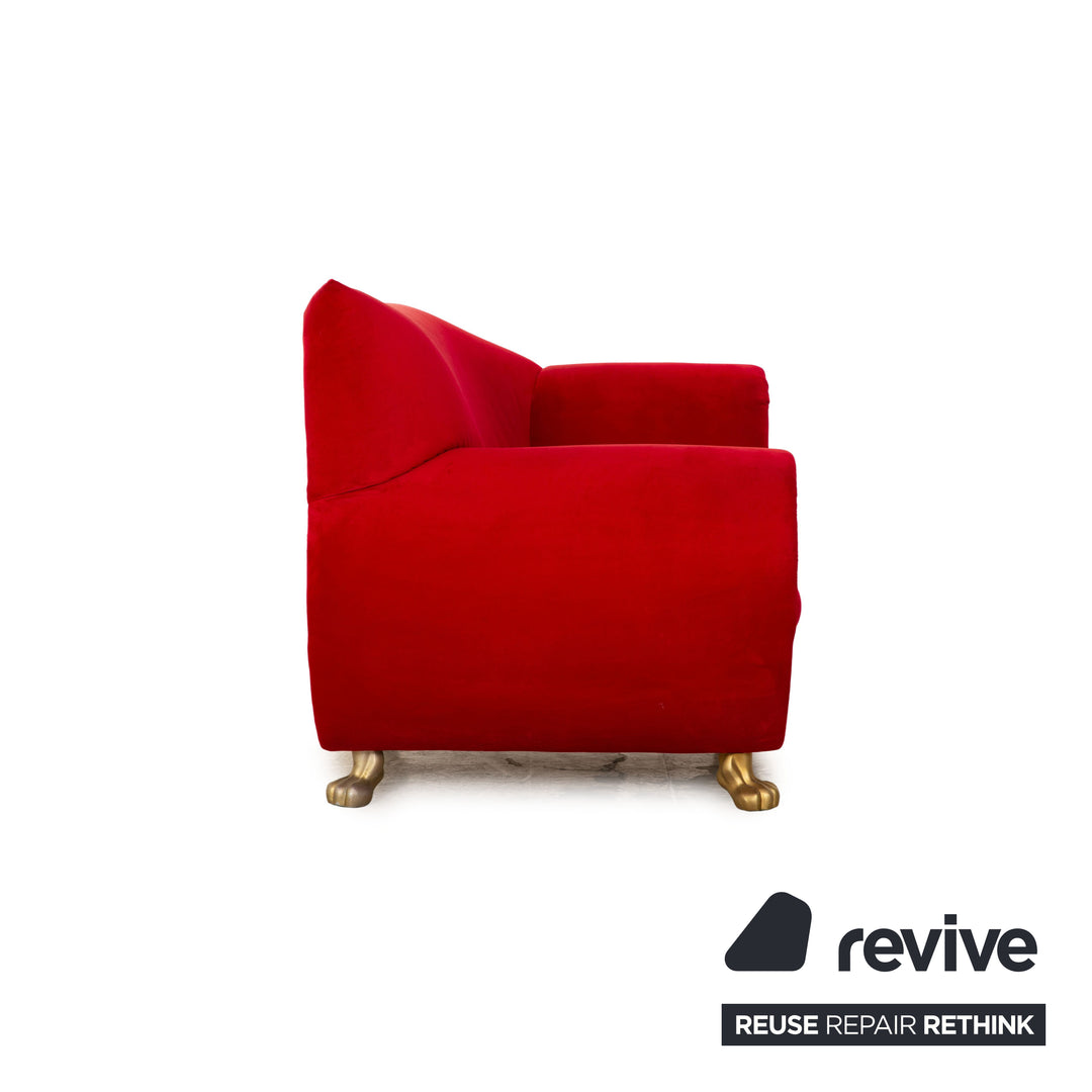 Bretz Gaudi stoffen fauteuil rood