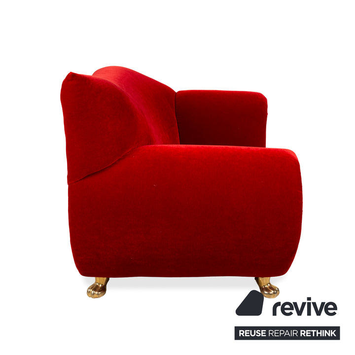 Bretz Gaudi Stoff Sessel Rot