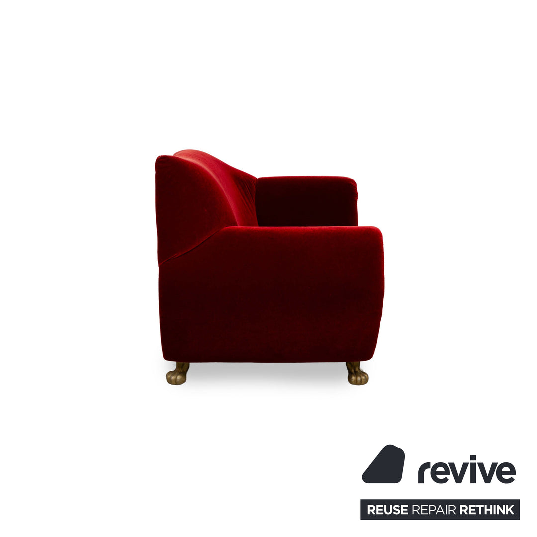 Bretz Gaudi fabric armchair red