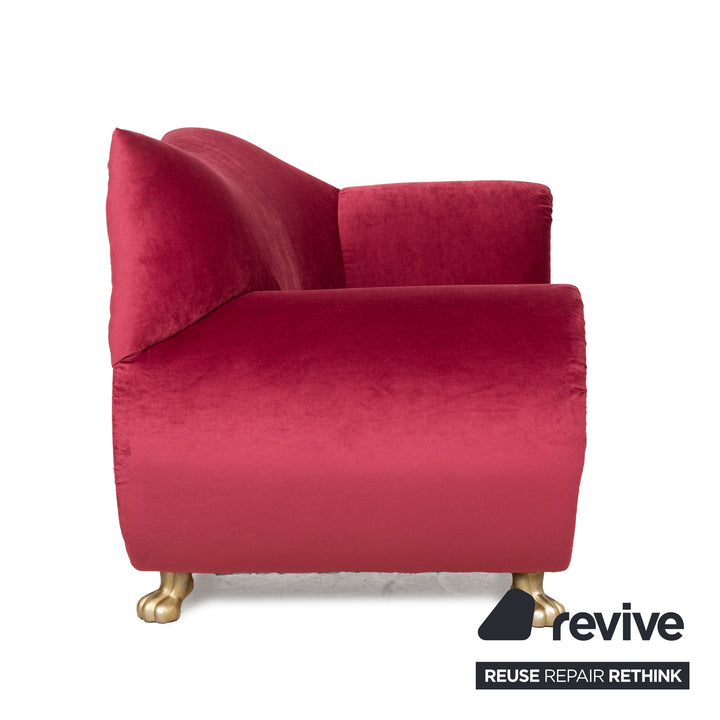 Fauteuil Bretz Gaudi en tissu rouge neuf