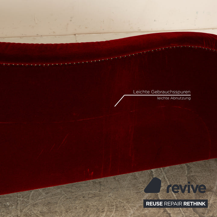 Bretz Gaudi fabric sofa set red armchair three-seater couch