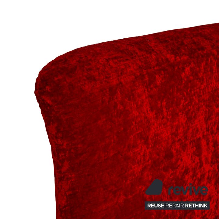 Bretz Jeannie Stoff Zweisitzer Rot Sofa Couch