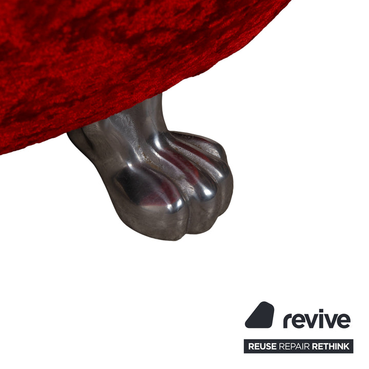 Bretz Jeannie Stoff Zweisitzer Rot Sofa Couch