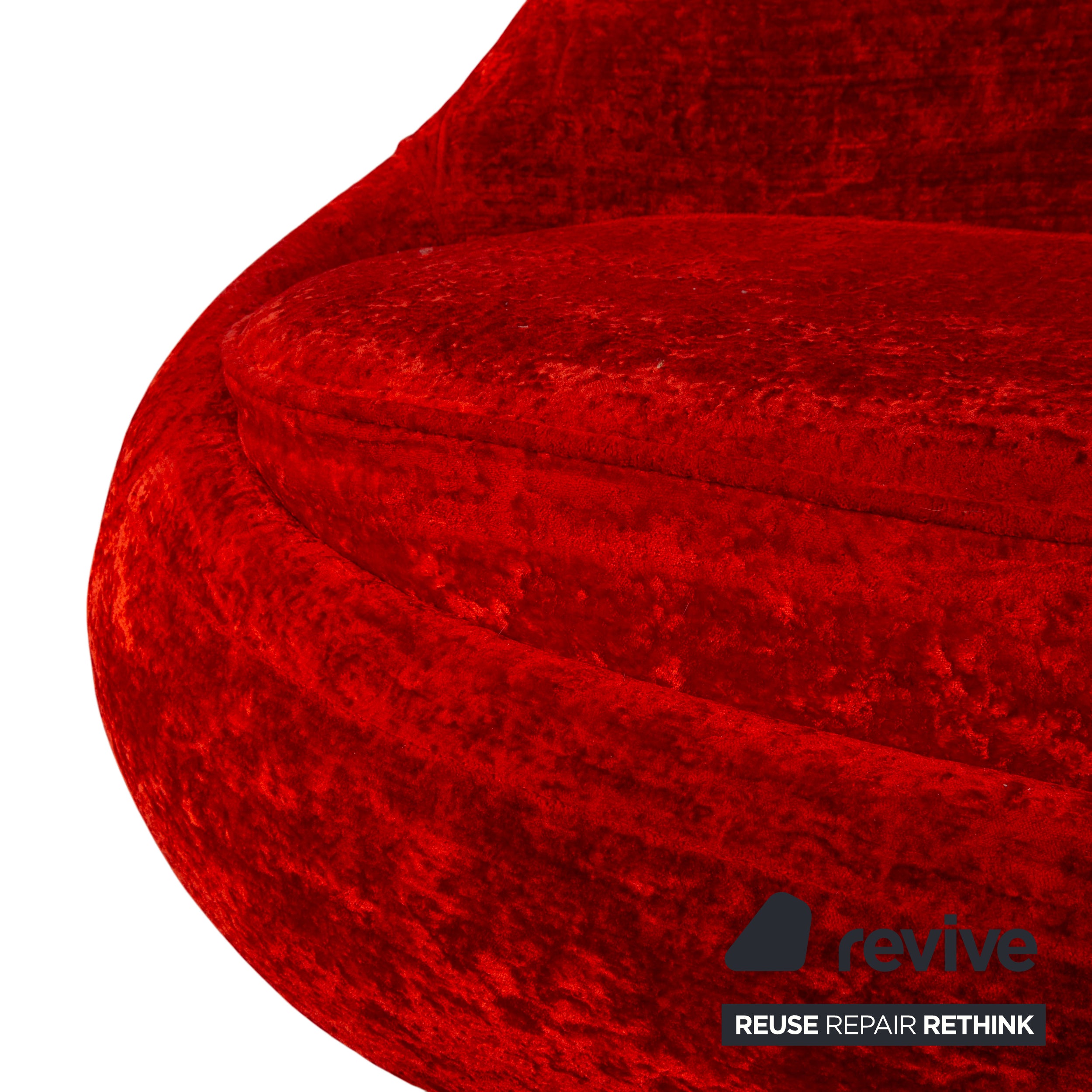 Bretz Jeannie Stoff Zweisitzer Rot Sofa Couch