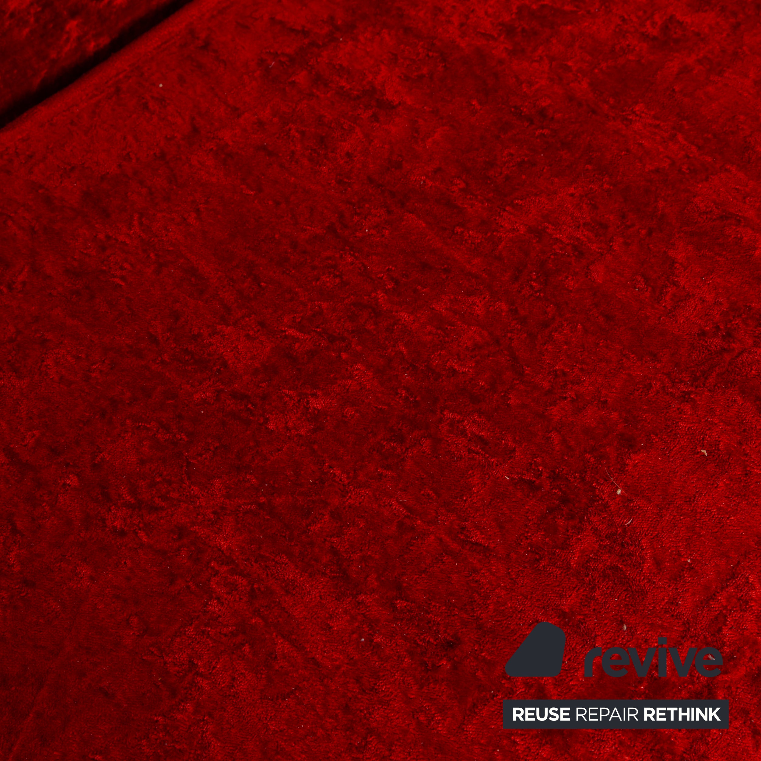 Bretz Jeannie Stoff Zweisitzer Rot Sofa Couch