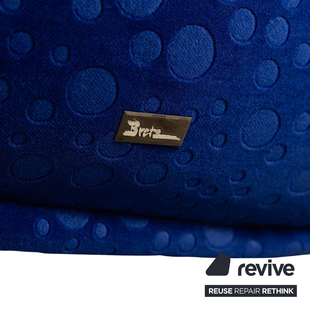 Bretz Laola Hookipa Stoff Zweisitzer Blau Sofa Couch