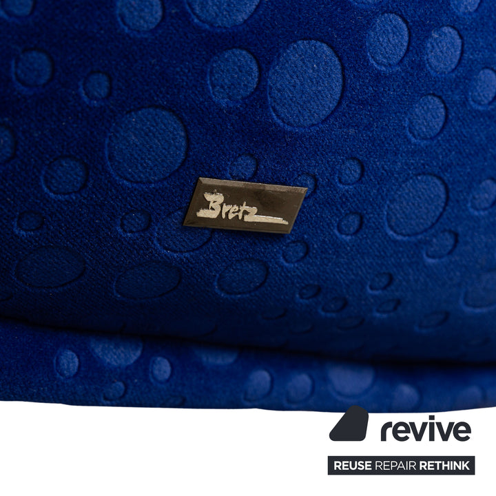 Bretz Laola Hookipa Stoff Zweisitzer Blau Sofa Couch