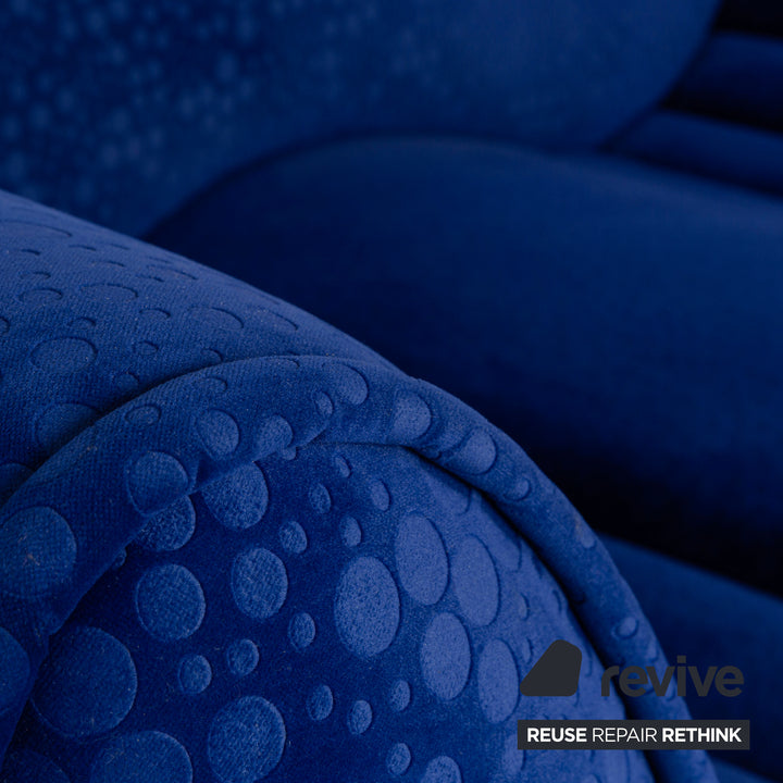 Bretz Laola Hookipa Stoff Zweisitzer Blau Sofa Couch