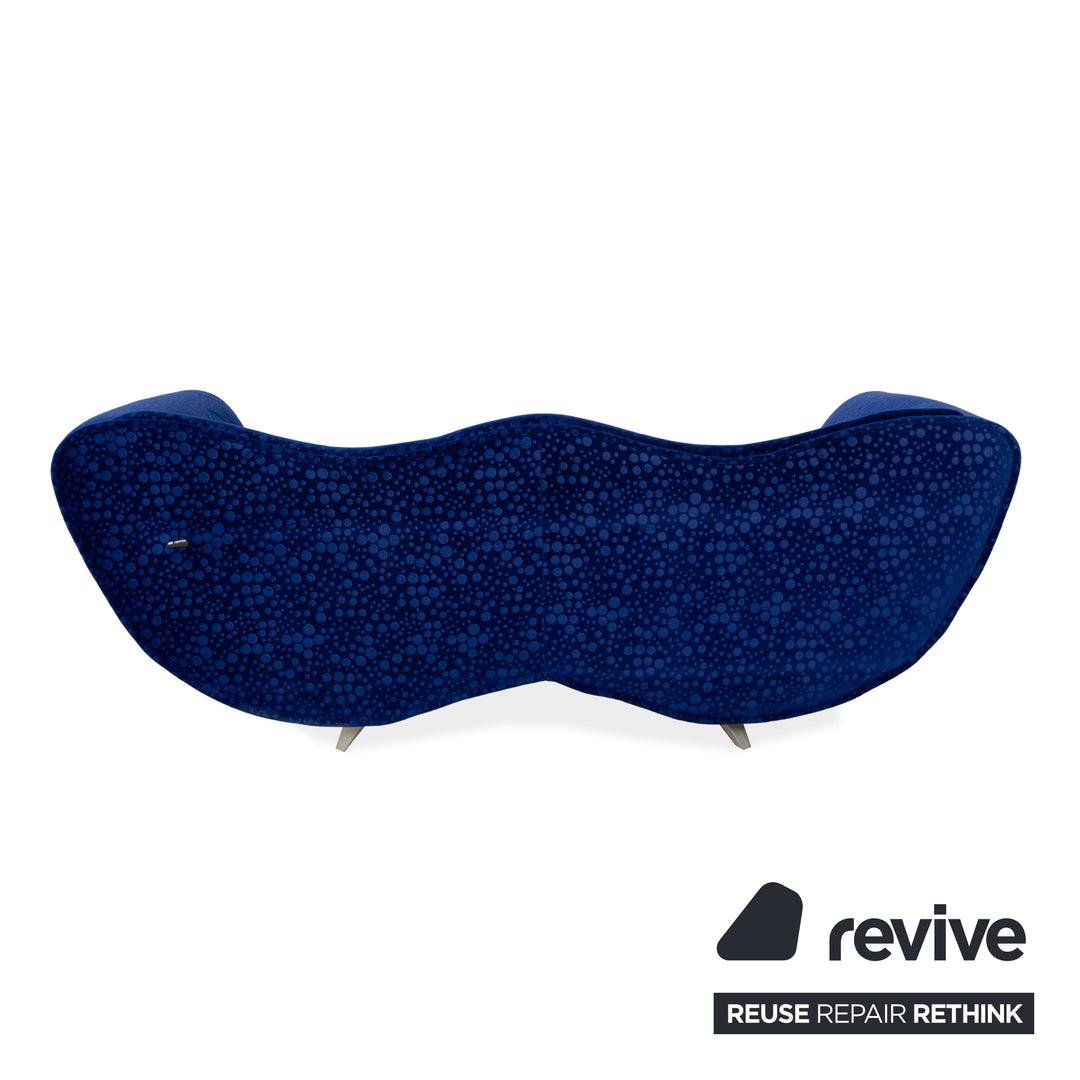Bretz Laola Hookipa Stoff Zweisitzer Blau Sofa Couch