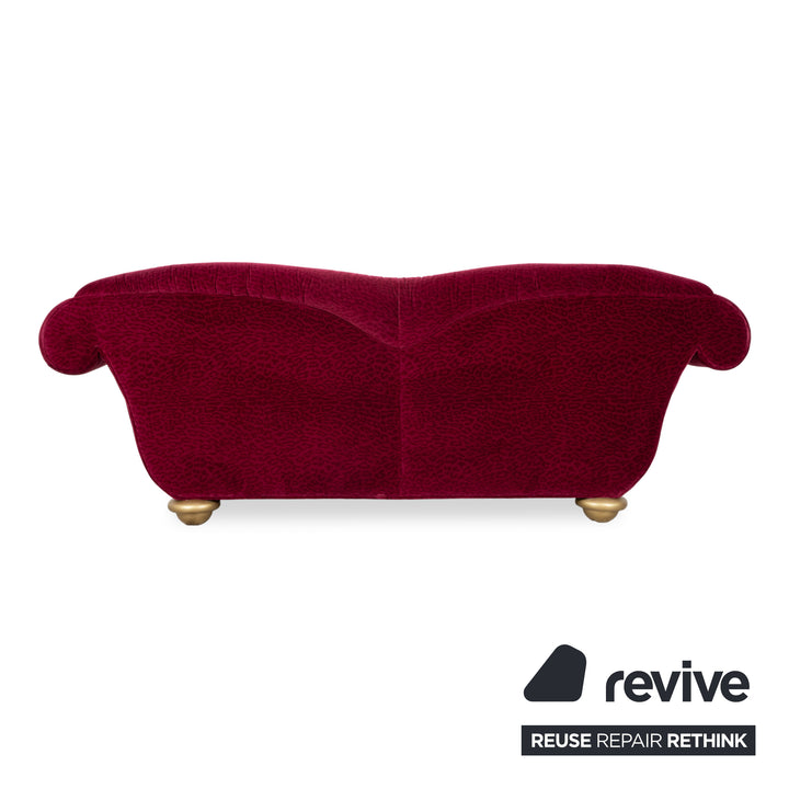 Bretz LouLou Stoff Dreisitzer Rot Rubin Sofa Couch